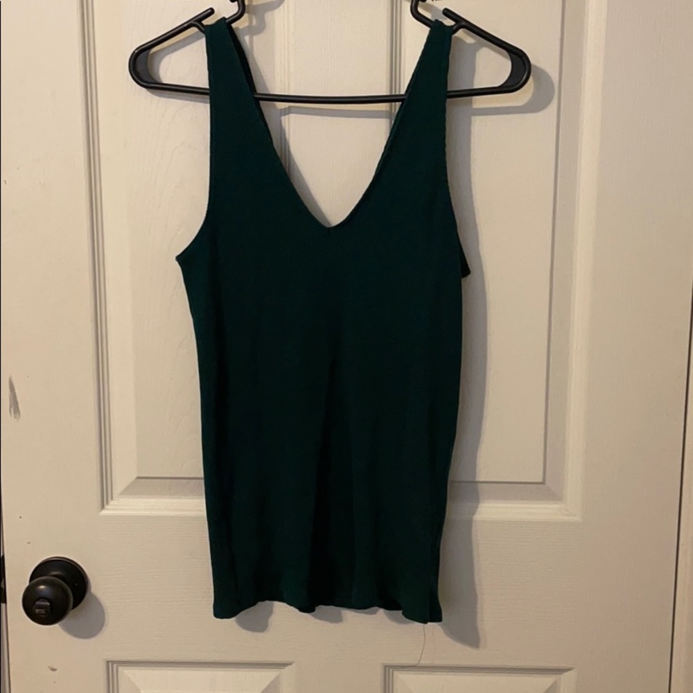 Dark green  V neck tees